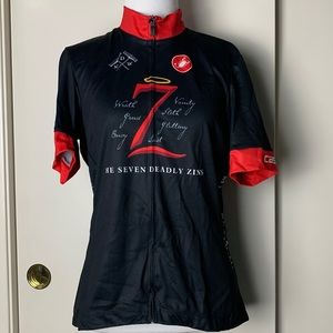Women’s Castelli Seven Deadly Zins Cycling Jersey XL NWT